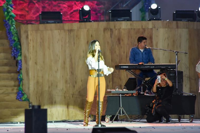 La Sole estuvo el año pasado en la repetición de la Vendimia.&nbsp;