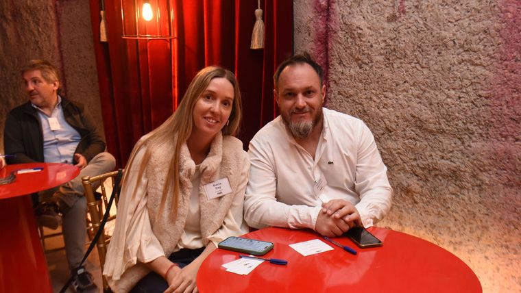 María Day y Nicolás Domizio.