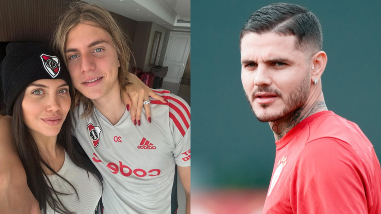 Valentino López es el hijo mayor de Wanda Nara. Foto: Instagram @wanda_nara, @mauroicardi