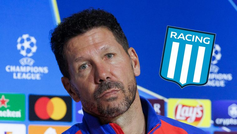 El Cholo Simeone habló del presente de Racing. Foto: EFE y Paladar Negro