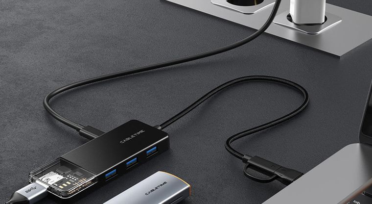 La reducción de puertos en notebooks volvió al hub USB una necesidad cotidiana inevitable actual.