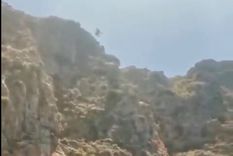 La caída fue filmada por la pareja de la víctima La caída fue filmada por la pareja de la víctima