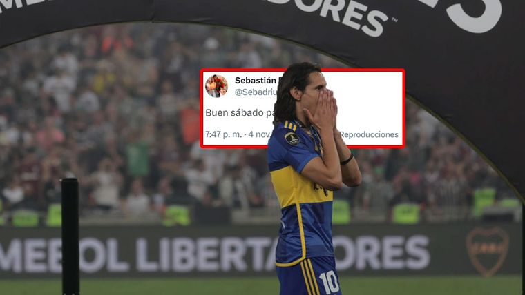 Un ex River chicaneó a Boca vía Twitter tras las derrota en el Maracaná Foto: EFE