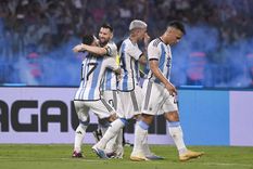 La Selección argentina dominó el rating del martes con un gran protagonismo de Lionel Messi Foto: Télam