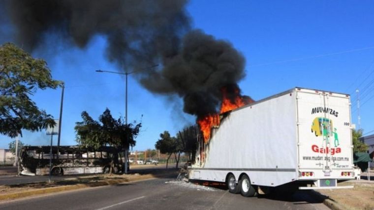La detención de Ovidio Guzmán desató una ola de violencia en Culiacán, capital del estado mexicano de Sinaloa. Foto: REUTERS