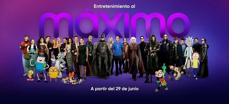 Las opciones del nuevo HBO Max Foto: warnermediacdn.com