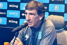 El DT habló post partido. Foto: Racing Club El DT habló post partido. Foto: Racing Club