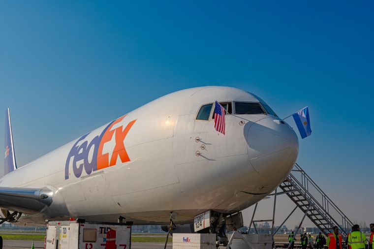 Con varias frecuencias a la semana los vuelos podrán transportar hasta 42.565 kilos por viaje entre Miami y Quito, pasando por Buenos Aires y Santiago de Chile. Foto: FEDEX