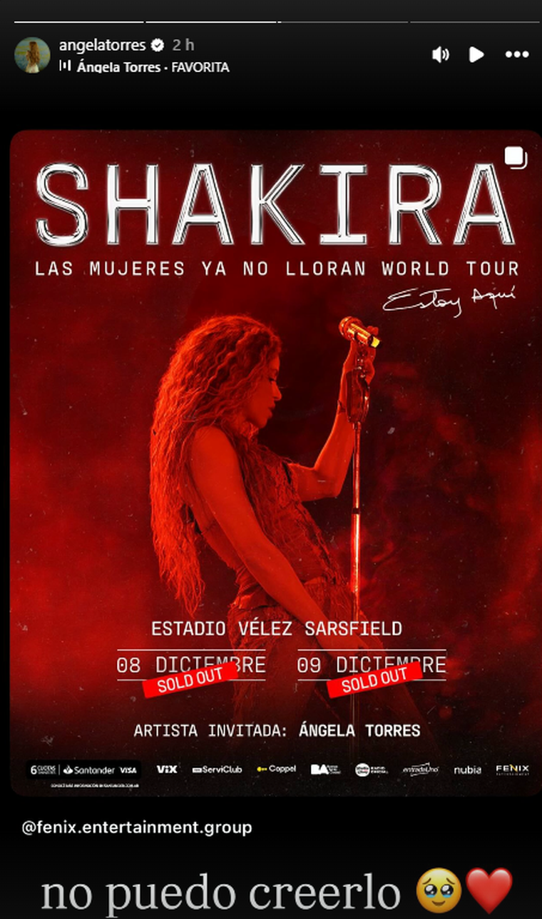 El gran anuncio de &Aacute;ngela Torres. Cr&eacute;ditos: Instagram