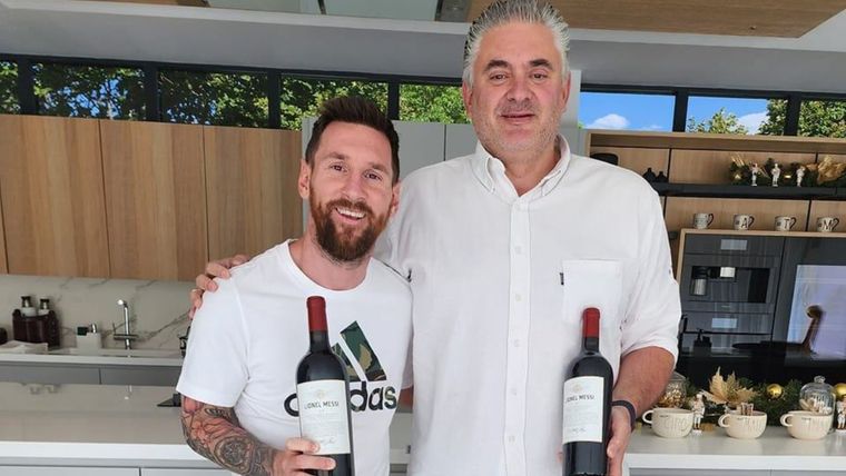 Lionel Messi, su vino y el enólogo Silvio Alberto
