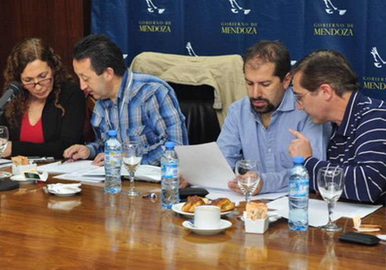 El PJ, en la Casa de Gobierno. Foto: Gentileza