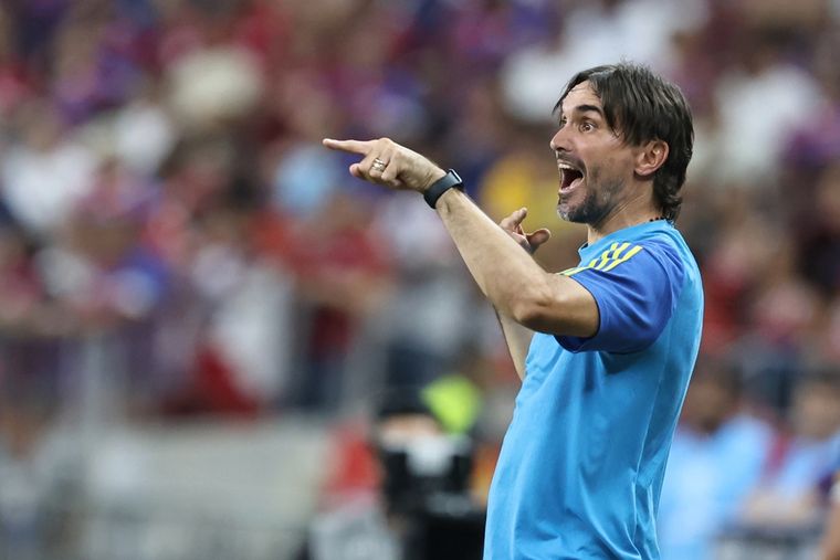 El DT habló ante los medios. Foto: EFE