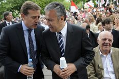 Rodolfo Suarez y Alfredo Cornejo. Imagen de archivo Rodolfo Suarez y Alfredo Cornejo. Imagen de archivo