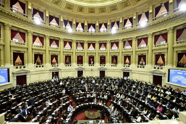 Diputados de LLA buscan presidir la Cámara Baja Foto: Prensa Diputados Nación