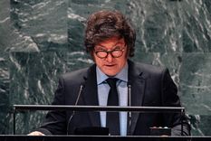 Javier Milei no se guardó nada y dio un duro discurso ante la ONU Foto: EFE
