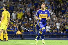 Miguel Merentiel apareció sobre el final y le dio a Boca una victoria tan sufrida como necesaria antes de la finalísima del martes frente a Alianza Lima. Foto: FotoBaires