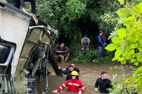 El choque ocurrió sobre la Ruta Nacional 14, a la altura del kilómetro 892. El choque ocurrió sobre la Ruta Nacional 14, a la altura del kilómetro 892.