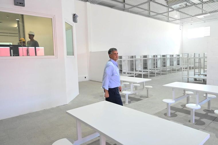 El jefe de Gobierno porteño, Jorge Macri, en la cárcel de Marcos Paz. El jefe de Gobierno porteño, Jorge Macri, en la cárcel de Marcos Paz.