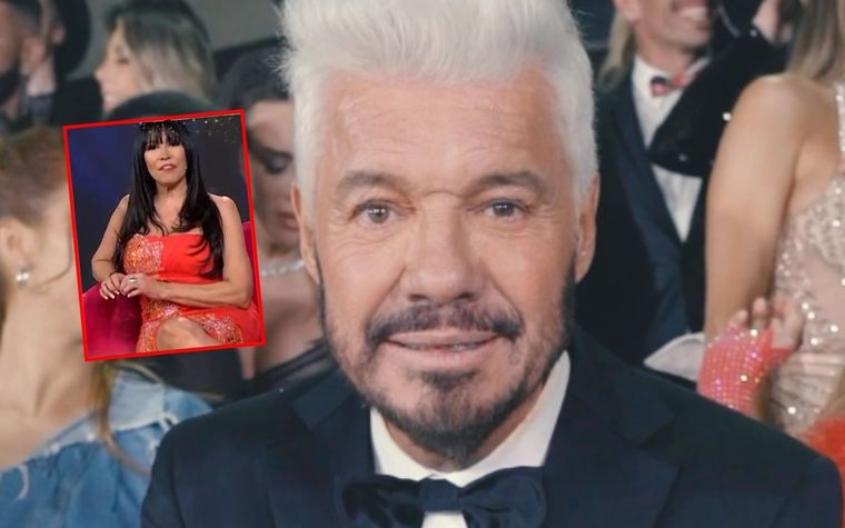 Tinelli incomodó a Marixa El conductor del Bailando le hizo una propuesta en vivo a la angelita. Foto: Instagram Marcelo Tinelli /Captura TV
