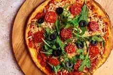 Una pizza distinta. Una pizza distinta.