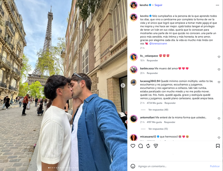 Kevin Roberto en redes. Kevin Roberto en redes.