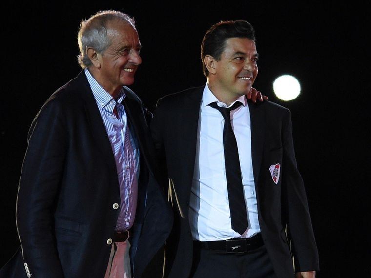 DOnofrio y Gallardo. Foto: River Plate