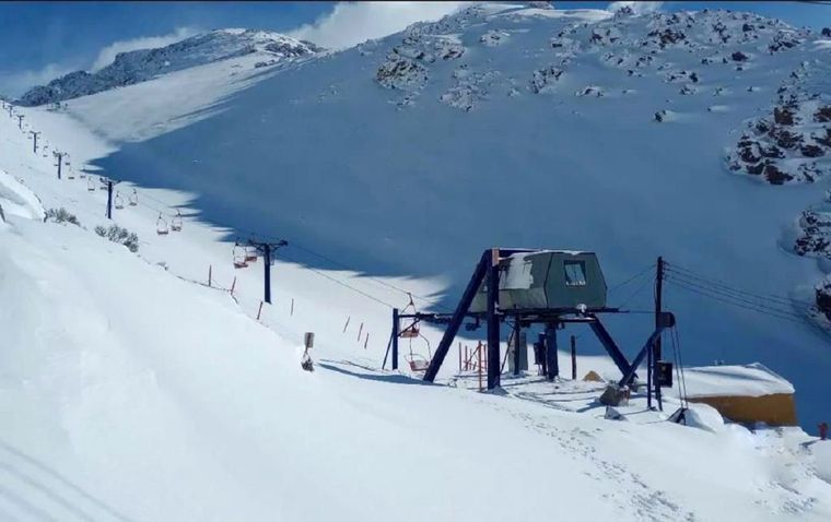 Vallecitos recibió una copiosa nevada el fin de semana Foto: Gentileza
