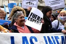 el movimiento barrios de pie se movilizo al congreso para pedir la expulsion de jose luis espert