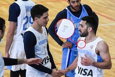 Campazzo la rompió pero los hinchas del básquet demostraron su descontento por la situación de la Selección argentina. Foto: Prensa CAB - Marcelo Endelli