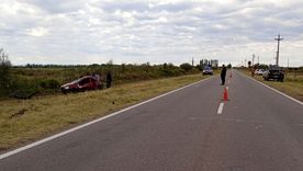 El joven falleció en el vuelco producido en la ruta 143. El joven falleció en el vuelco producido en la ruta 143.