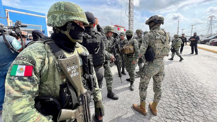 El Ejército mexicano también participó de la búsqueda de los secuestrados Foto: EFE