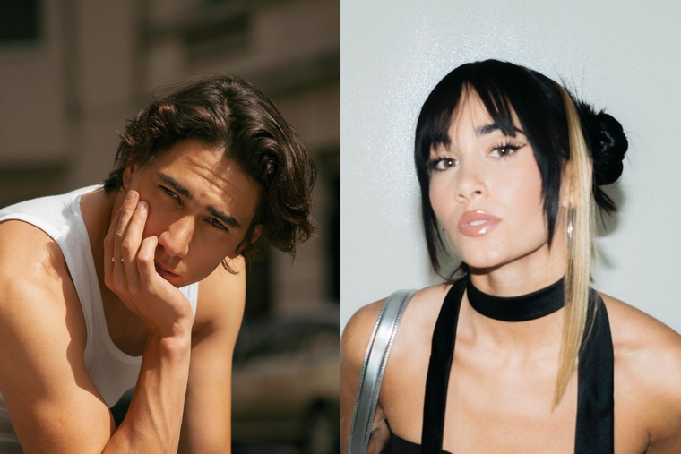 ENZO VOGRINCIC, AITANA Los artistas habrían ido juntos a París Foto: Instagram / Canva