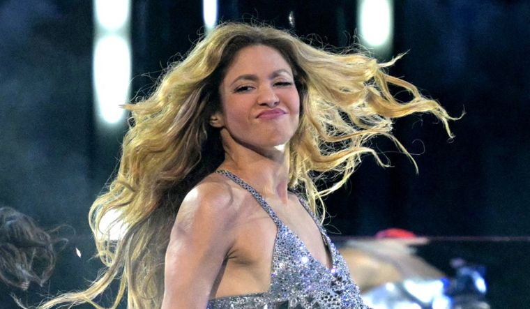 Shakira cantó en la final de la Copa América.