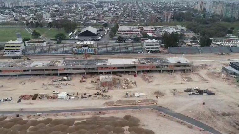 Así se ven los avances en el Autódromo Oscar y Juan Gálvez.