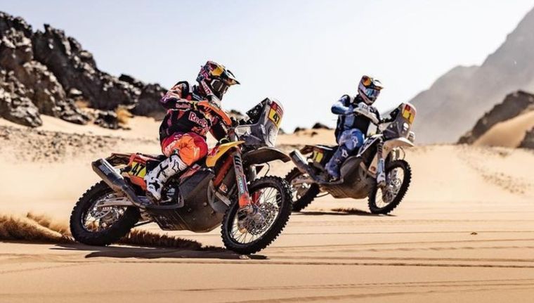 Kevin y Luciano Benavides en acción. Foto: Instagram @kevinmaxbenavides