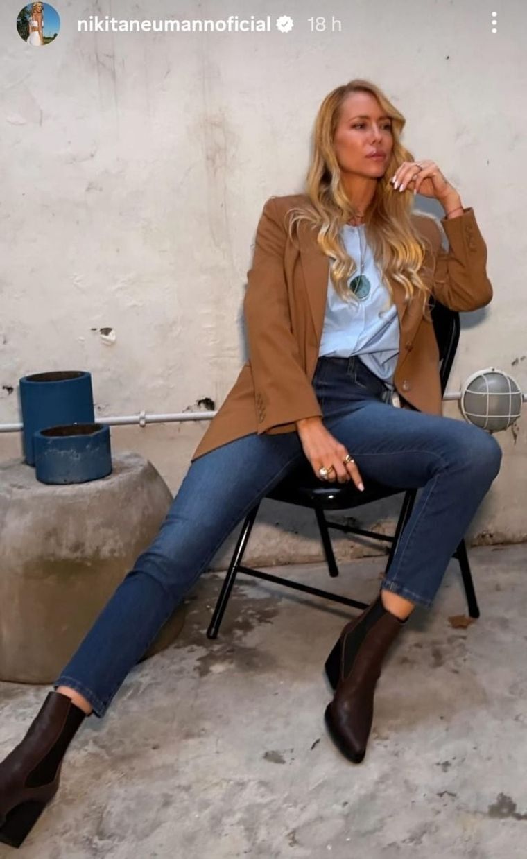 Así es el look de Nicole Neumann. Así es el look de Nicole Neumann.
