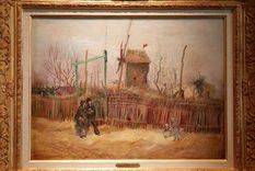 El famoso distrito de Montmartre de París todavía era semirrural cuando Van Gogh lo pintó. Foto: REUTERS