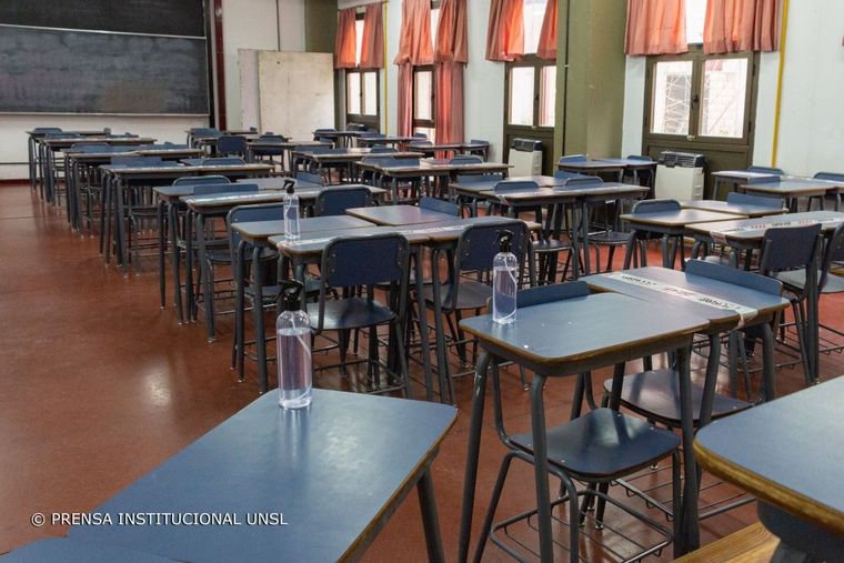 Los protocolos de las clases presenciales de la UNSL fueron aprobados por el Ministerio de Educación. Foto: Universidad Nacional de San Luis