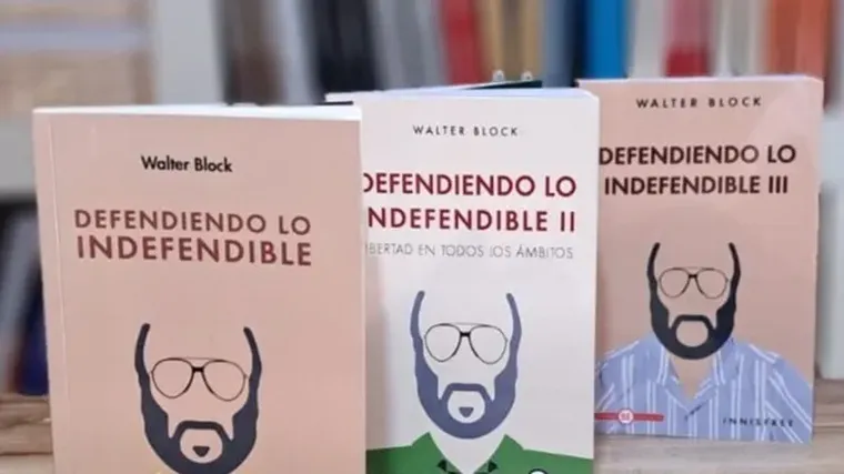Defendiendo lo indefendible, el libro que Javier Milei le regaló a sus ministros.