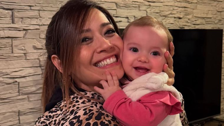 Guillermina celebró su bautismo. Créditos: Instagram / gisecam