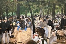 Eduard Manet, “Música en los jardines de las Tullerias” Hugh Lane, Dublin Foto: Gentileza: MNBA