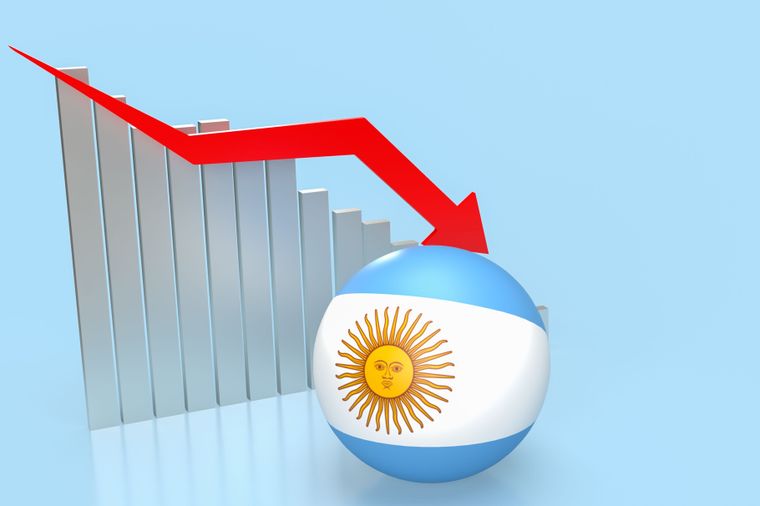 La economía argentina volvió a caer