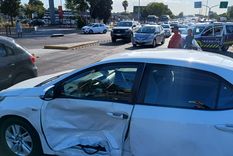 El accidente se registró el martes a la mañana en el nudo vial. Foto: Walter Moreno