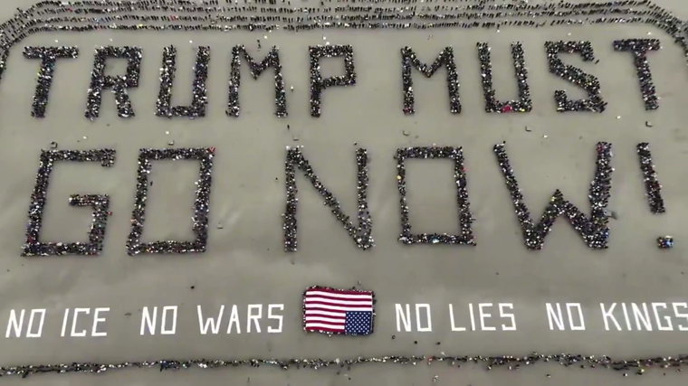 Trump No Kings marcha contra Trump en Estados Unidos