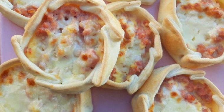 canastitas de jamón y queso Foto: pixabay