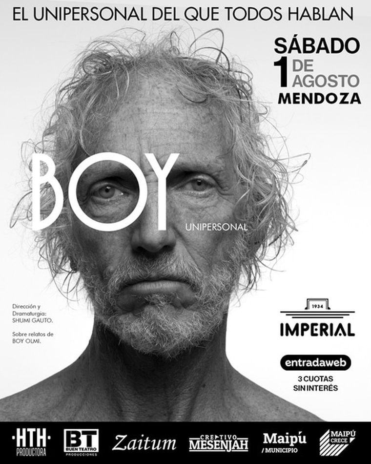 Boy, el unipersonal llega al Imperial de Maipú. Boy, el unipersonal llega al Imperial de Maipú.