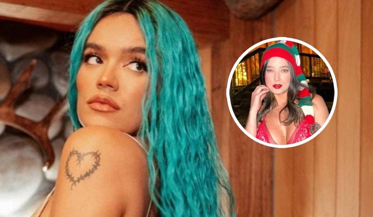 Katherin Giraldo, la hermana de Karol G, subió la temperatura de las redes sociales.