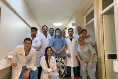 El equipo médico que realizó la operación