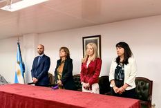 Los jueces del Tribunal Superior de Santa Cruz, Fernando Basanta, María de los Ángeles Mercau, Reneé Fernández y Paula Ludueña.