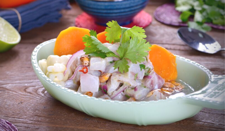 Un delicioso ceviche, siempre se gana el corazón de todos